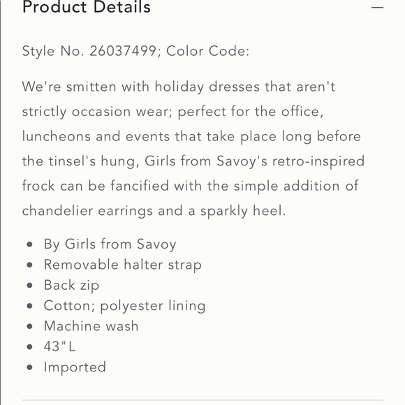 Anthropologie Girls from Savoy Halter Dress - Picture 16 of 16